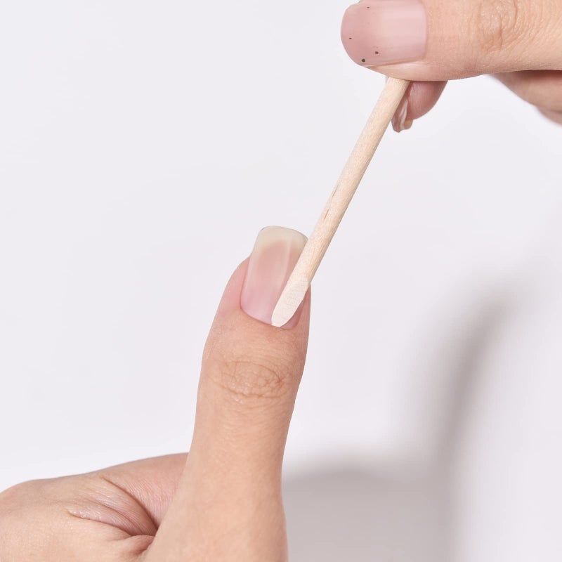 Rolabling 5PCS Orange Sticks for Nails Wooden Cuticle Pusher Sticks Manicure Pedicure Nail Care Rhinestone Picker Tool Non-Toxic,Skin-Safe Wooden Nail Stick - Image 4